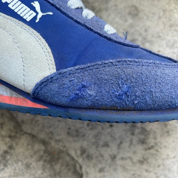 Puma Classic Wedge Carolina Stripe, size 9 - Picture 13 of 14